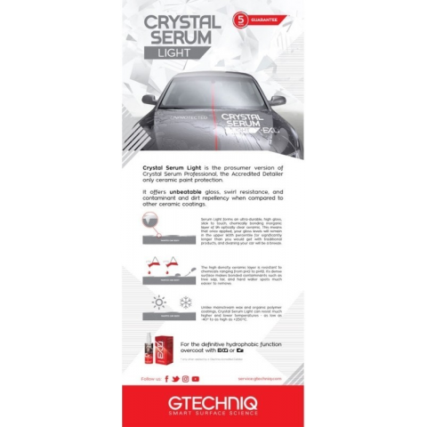 Crystal Serum Light Flyer - Gtechniq USA